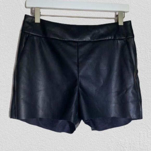 leather shorts express